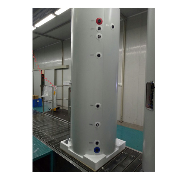Топлообменник с медна намотка Соларен резервоар за съхранение на вода (2000L) 