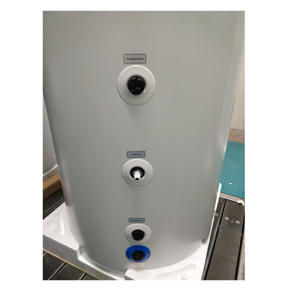 300-литров вертикален резервоар за съхранение на гореща вода под налягане с топлообменна бобина 