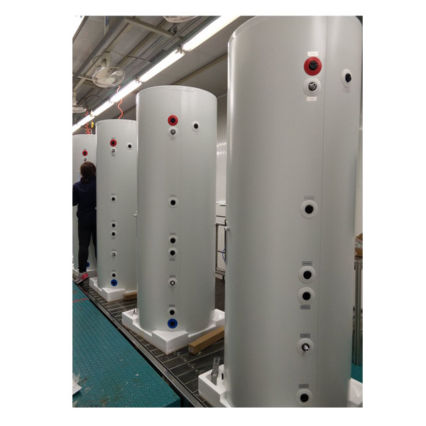 1000L изолиран резервоар за топла вода за съхранение на топла вода Електрически смесител 
