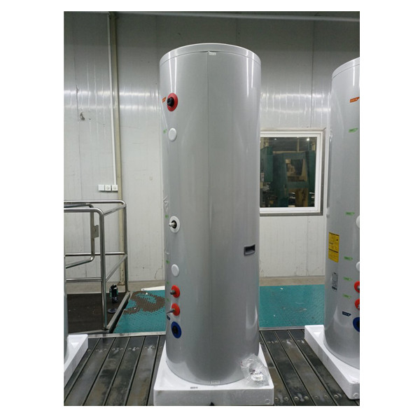 SS316 Хоризонтален вертикален резервоар за съхранение от неръждаема стомана с изолационно яке 