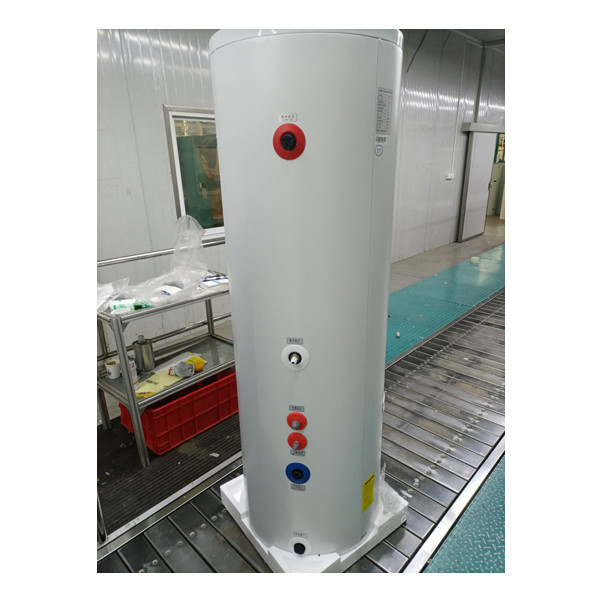 Буферен резервоар за гореща вода за слънчева отоплителна система и термопомпа 