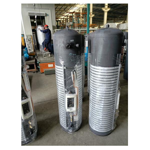Хоризонтален резервоар за съхранение от неръждаема стомана за съхранение на вода или разтвор 