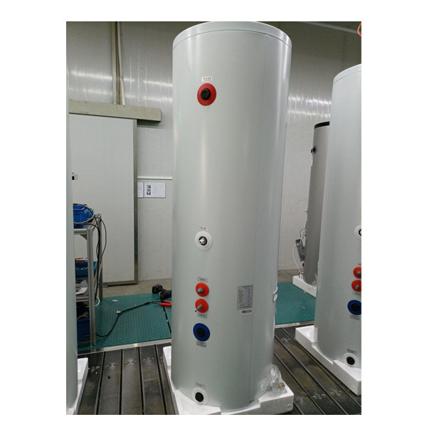 Вертикален резервоар за съхранение на гореща вода от неръждаема стомана 