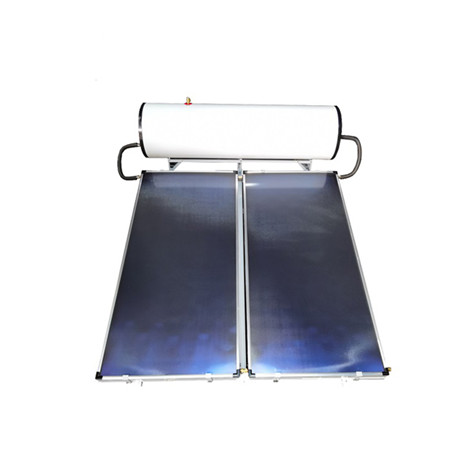 Слънчева термична система с нагревател за вода с плосък плот 150L